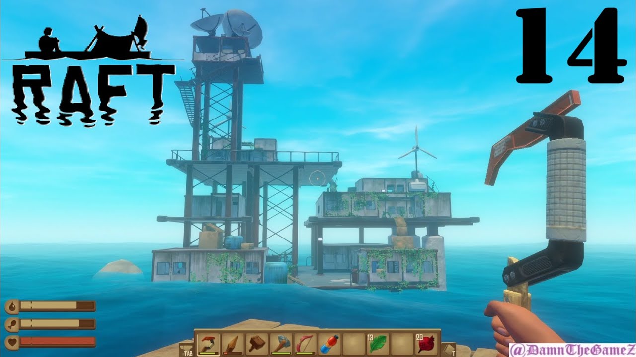 The Raft Oil Rig #14 RAFT Story Continues – Old Oil Rig, Next Island Clues & Animal ...
