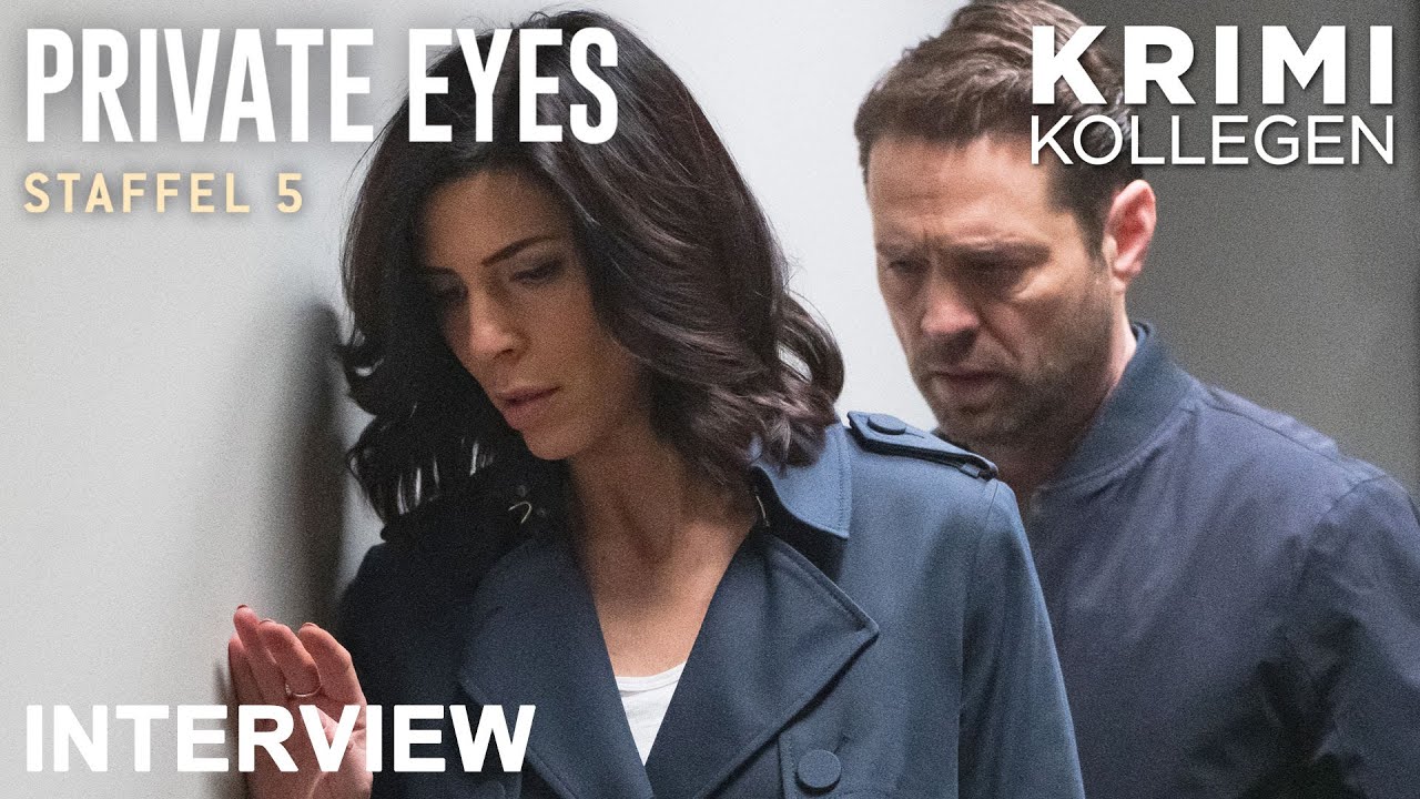 PRIVATE EYES - Jason Priestley & Cindy Sampson über Staffel 5 [HD] - KrimiKollegen