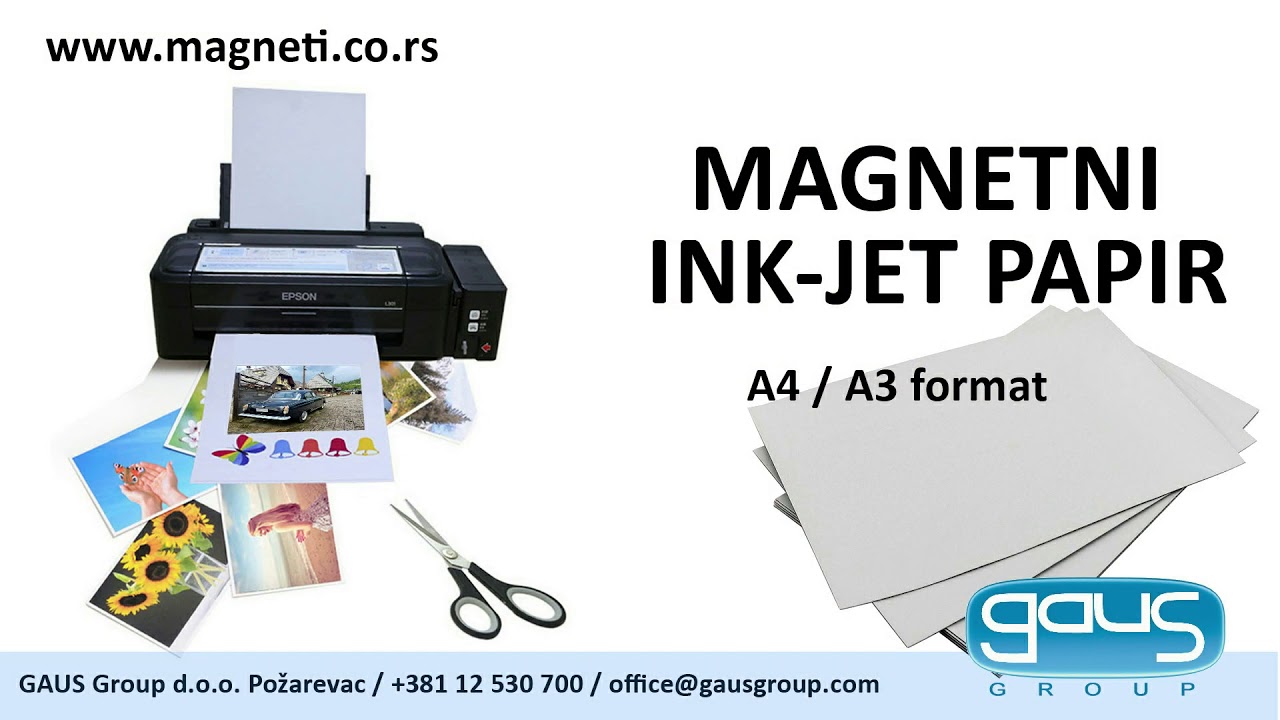 Magnetni Ink-jet papir