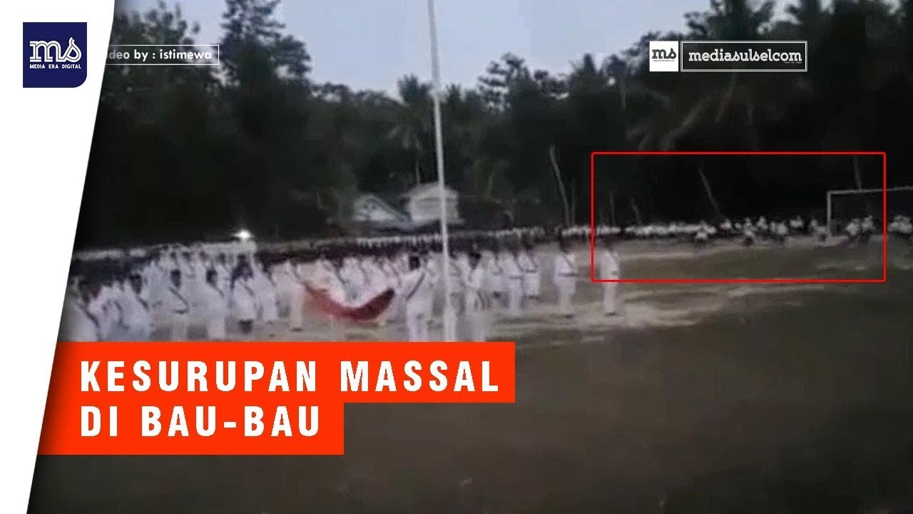 Astaga Ada Kesurupan Masal Upacara Penurunan Bendera Hut Ke 73 Ri