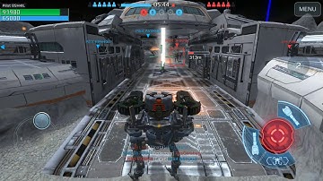 War robots test server  new robot falcon / and new heavy weapon flux