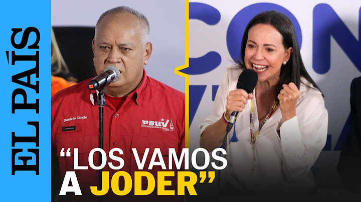 VENEZUELA | Diosdado Cabello amenaza a María Corina Machado y Edmundo González | EL PAÍS
