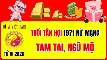 Tử vi tuổi 1971 Tân Hợi năm 2026 nữ mạng: Sao gì chiếu mệnh, Hạn gì? Tử Vi Việt Nam