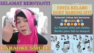 CINTA KELABU KARAOKE Smule NO VOCAL COWOK duet bareng siti kasam