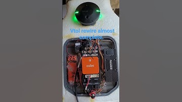 VTOL - DIY Rewire and Rebuild after Crash #vtol #drone #ardupilot #crash  #diy 😂💯👍