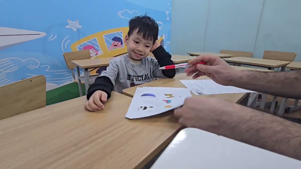 Dream Sky English Center - Đức Anh- Lớp 34 Kinder 1 Test 3 - Cơ sở 8 Ngụy Như Kon Tum