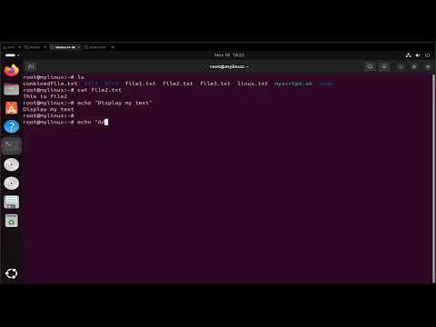 'ECHO' Linux Commands Part-33 #linux #networking #linuxadministration #firewall #education