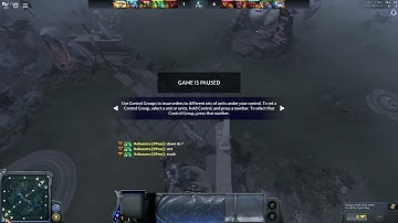 Dota 2: Error: whole Map grayed out.