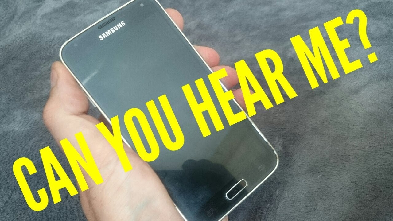 How To Fix A Samsung Galaxy S5 Sound / Microphone Problem | Android /  Smartphones Easy Fix - YouTube