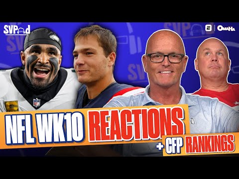 Packers + Bills concern? Drake Maye MVP? Plus FULL REACTION to CFP Rankings | SVPod