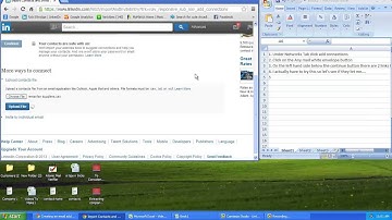 Uploading contacts to request connections on LinkedIn....