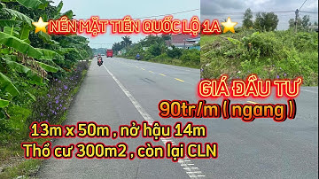 ⭐️ GIÁ ĐẦU TƯ NỀN MẶT TIỀN QUỐC LỘ 1A ĐOẠN SÓC BƯNG THẠNH PHÚ MỸ XUYÊN SÓC TRĂNG #bđs_đầu_tư #bđs #