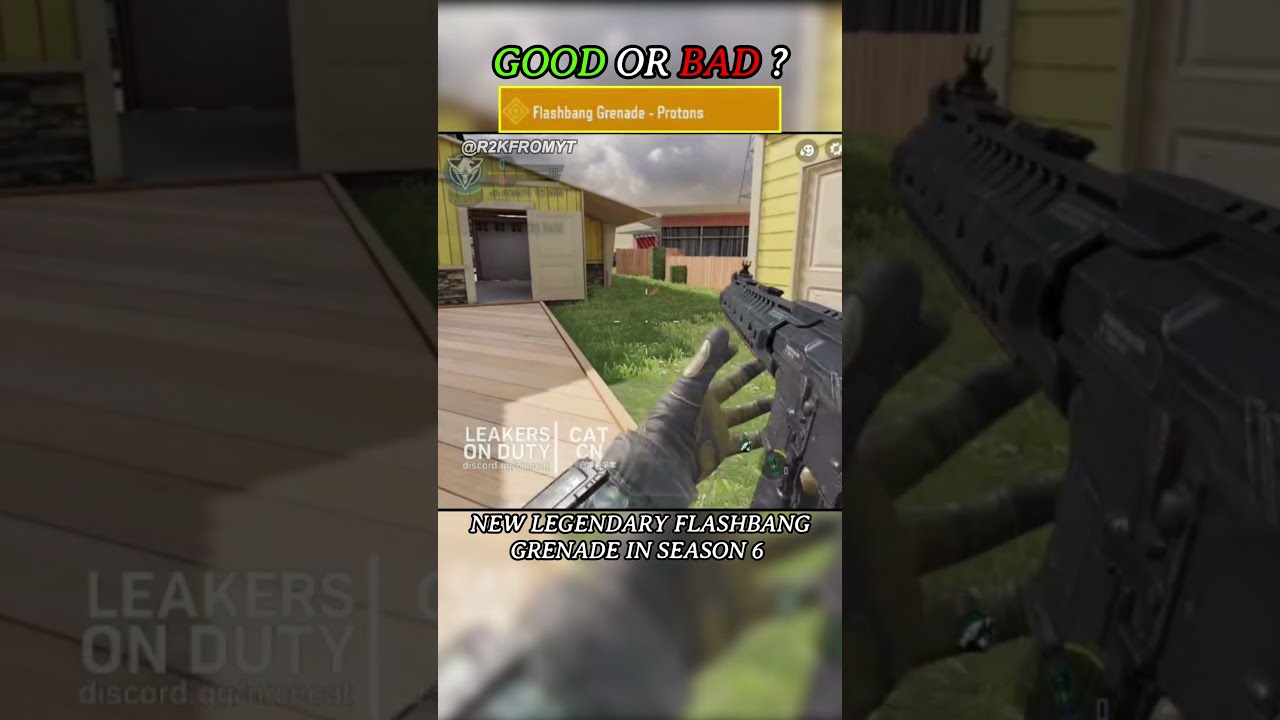 New Legendary Flashbang Grenade - Protons Trigger Effect 