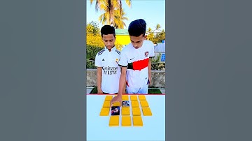 Who Will Win, Memory Game of matching two cards from world class soccer players❓#messi #ronaldo