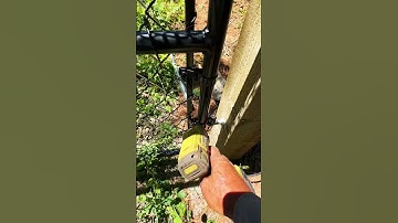 Gate Hinges Slipping? No Welder? 2 Problems Solved ✅ #hinges #gate #chainlink