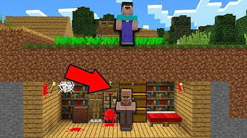 WHERE DID VILLAGER GO? Investigation in Minecraft Noob vs Pro