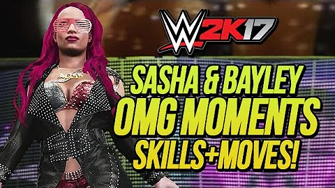 WWE 2K17: Sasha Banks & Bayley OMG's Revealed + Demo Superstars Skills & Move Lists!