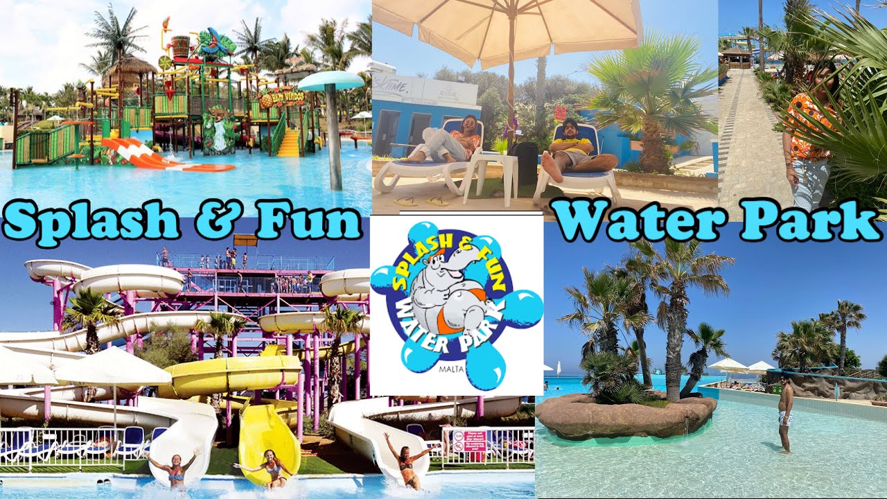 Splash & Fun Water Park Malta Water Park Water Park Vlog YouTube