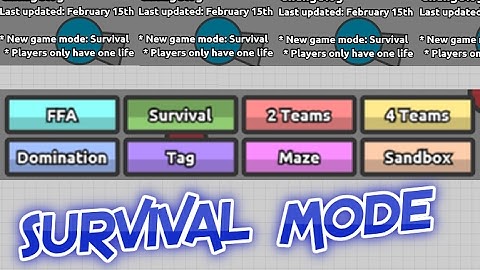 SURVIVAL MODE?!?! DIEP.IO UPDATED!