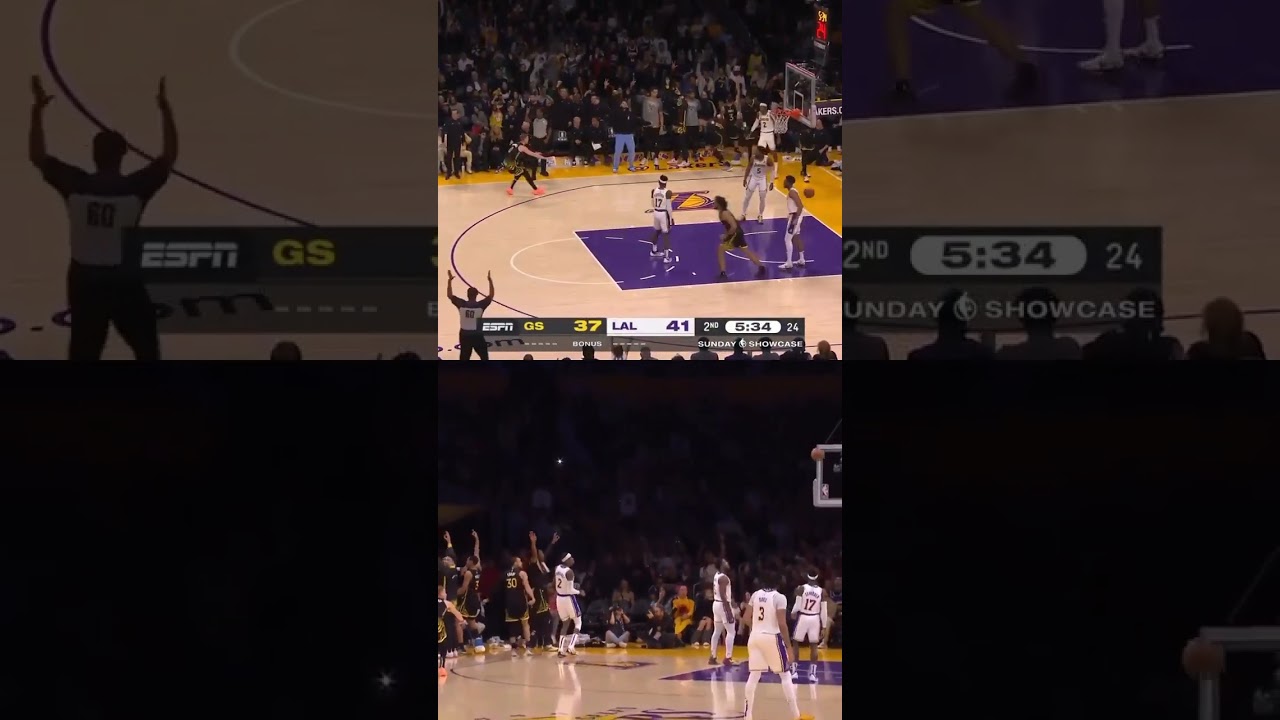 Steph drained that three *Surprised Pikachu Face*