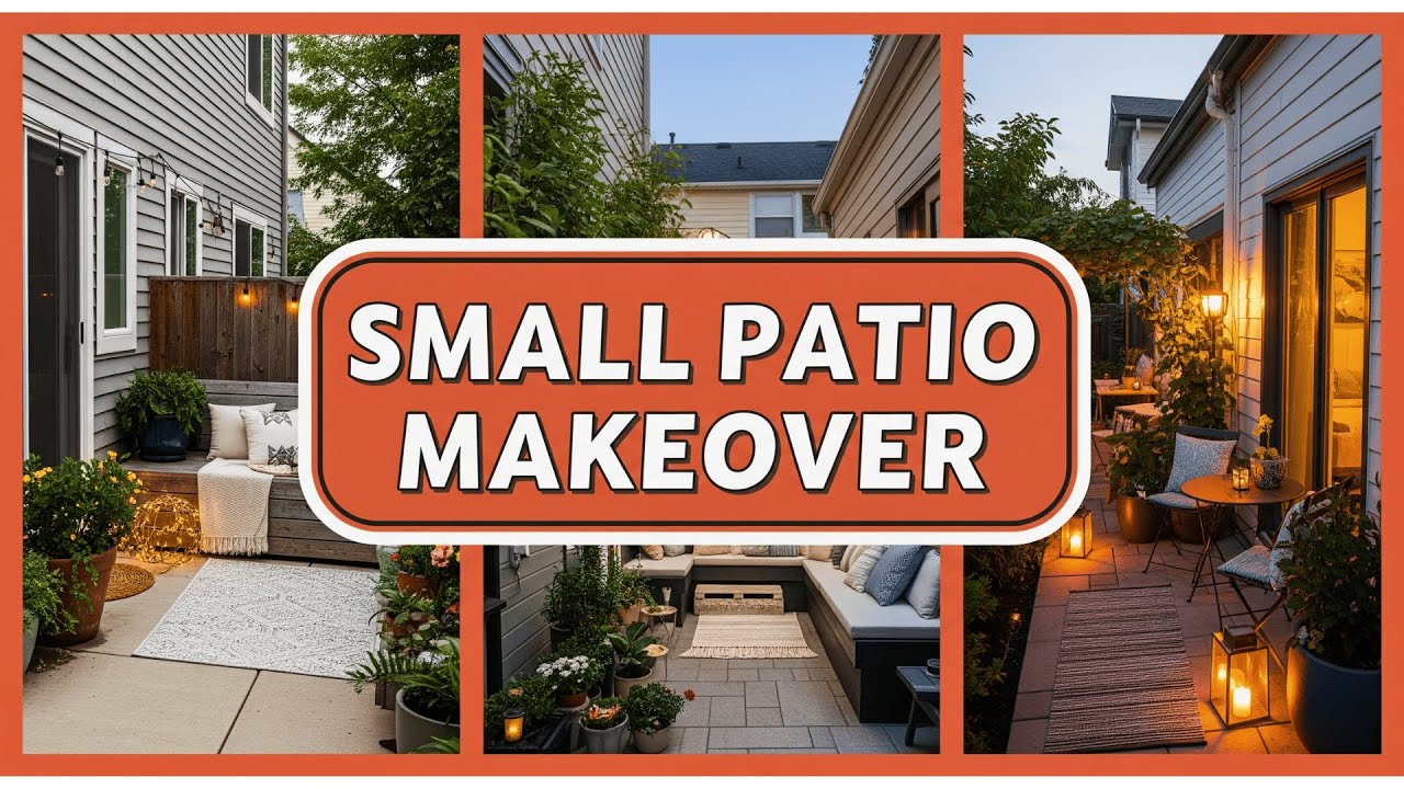 From Concrete Slab to Cozy Retreat: The Ultimate Small Patio Makeover ...