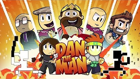 Dan The Man Gameplay Showcase Level 8-4-1 Race To The Top