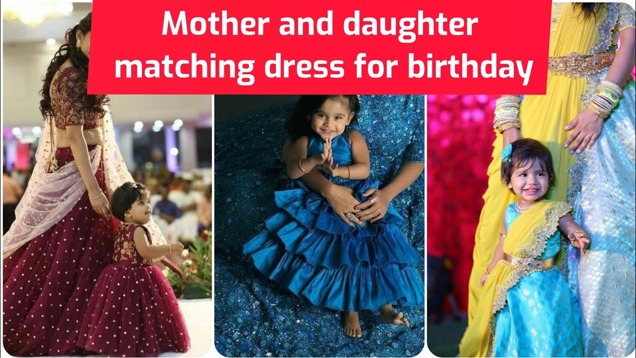 birthday dress for mom and baby girl ...