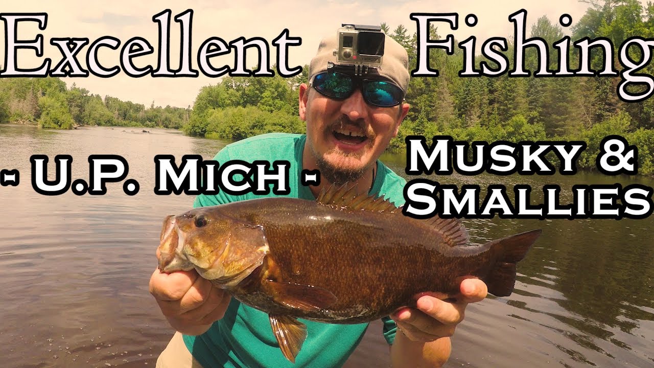 The best kayak fishing in the U.P. Kayak Musky, Bass, Walleye, & VLOG