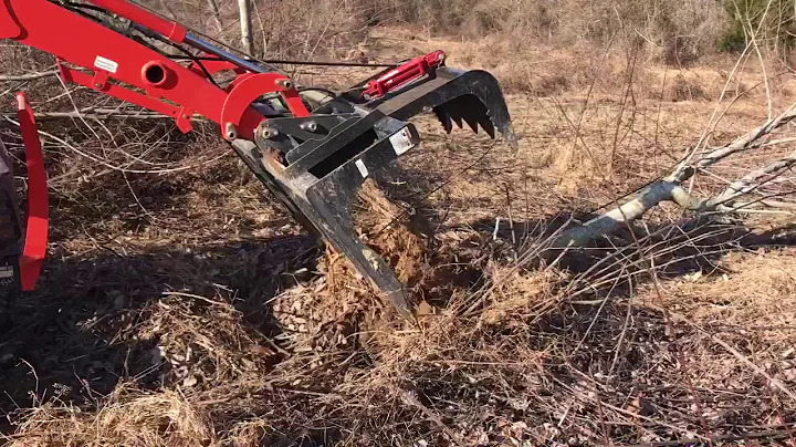 Kioti Root grapple work