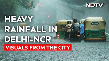 Delhi Rain Today | Heavy Rainfall In Delhi-NCR Brings Much-Needed Relief, Air Quality Improves