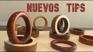 COMO HACER ARGOLLAS DE MADERA  NUEVOS TIPS /  WOODEN RINGS  / Por Juan Carlos Aquila