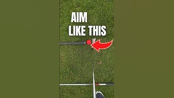 INSTANT AIM FIX! I use this on EVERY SHOT #golf #golftechnique #golftips #golfadvice #golfswing