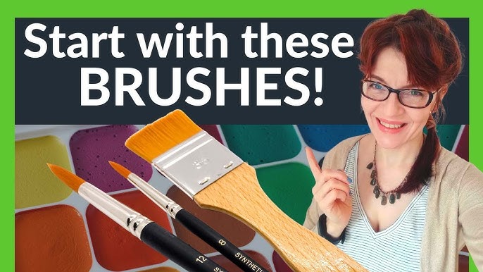 Confused?! Different Types of Watercolor Brushes - Makoccino