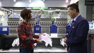 ZSK Embroidery Machines at ITMA in Milan, Italy 2015