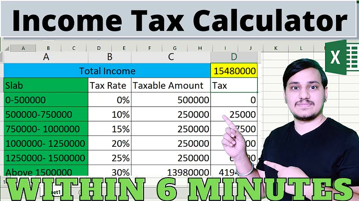 Income Tax Calculation Formula in Excel | Hindi | How to Make Income Tax Calculator - DayDayNews
