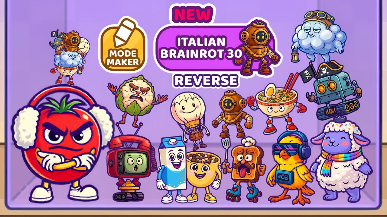 Merge Fellas Italian Brainrot 30 Reverse Mode | NEW UPDATE Max Level Gameplay 