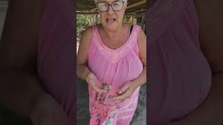 Sunny Weather Beautiful Glasses Granny with beautiful assets Red Nighty