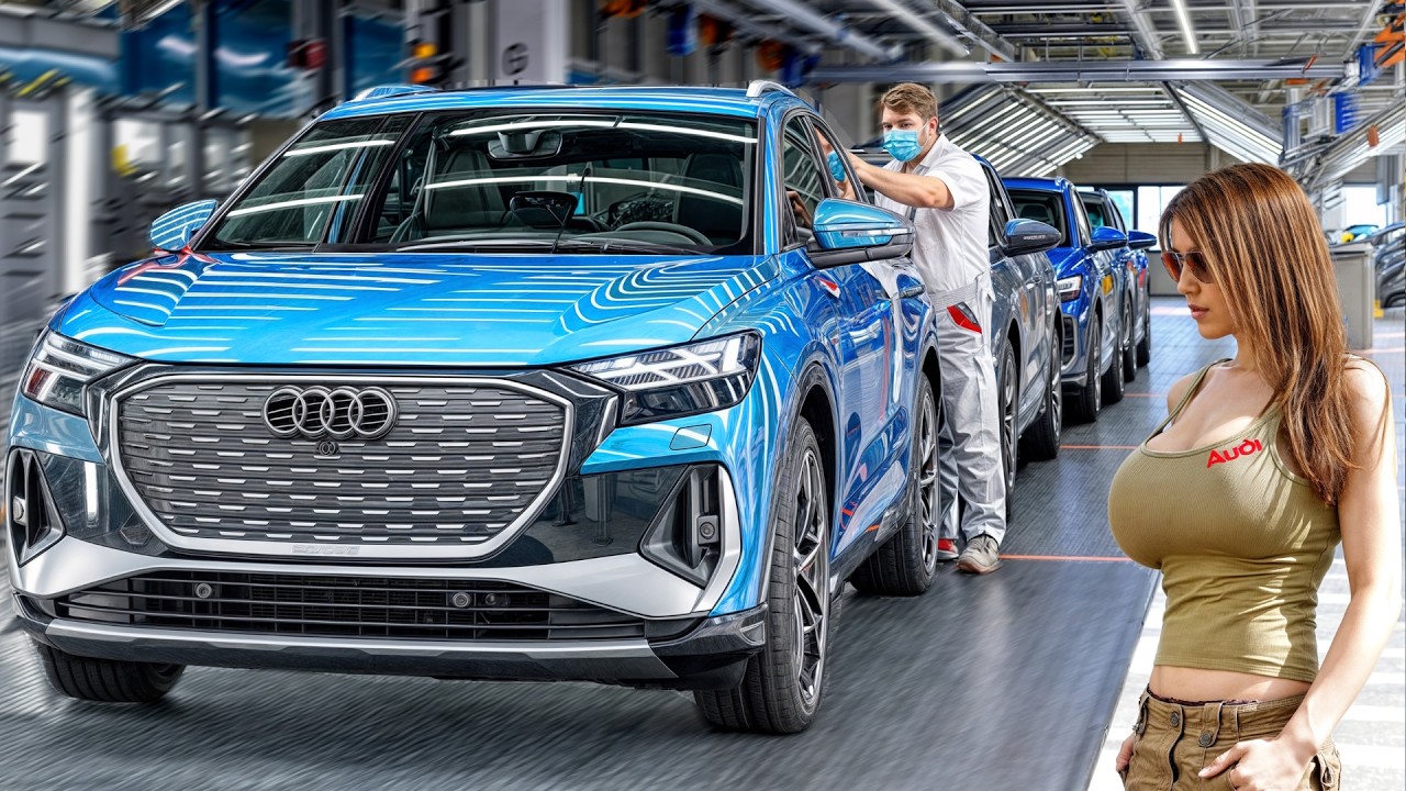 ⁣AUDI Assembly🚘2024: Production plant – Manufacturing R8, Q7, Q3, A4, Q8, A8, A7, A6😲[Factory tour]