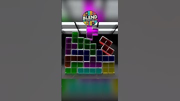 TETRIS STACKABLE LAMP #shorts  #tetris #softbodytetris #games  #satisfying #stackable