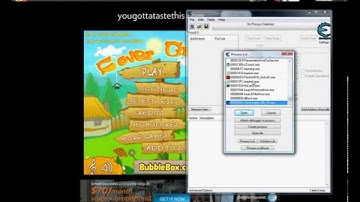 how find the right process your using with cheat engine