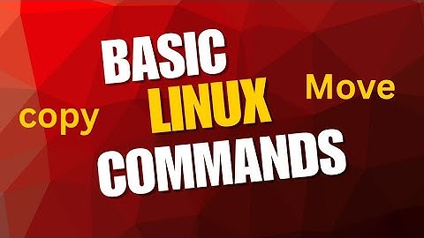 Linux Basic Commands Part 2 | Copy and Move