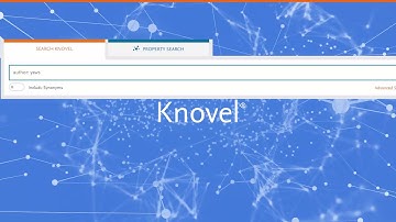 Introduction to Knovel