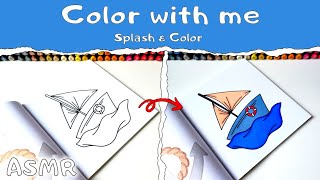 Ocean ASMR Coloring Marine Calm Smooth Strokes Color Harmony