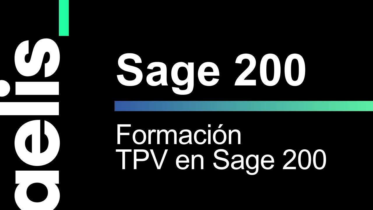 Cómo funciona el TPV integrado de SAGE 200: ventas, tickets y facturas | Curso Sage 200