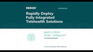 The fastest way to connect Telehealth products to provider EHRs