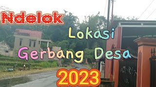 Jalan - Jalan Sore ke Lokasi Gerbang Desa Malang.