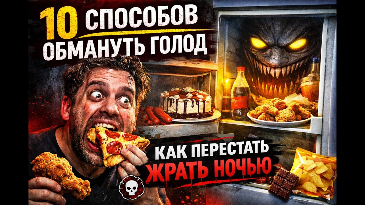 10 способов обмануть голод (и перестать жрать ночью).