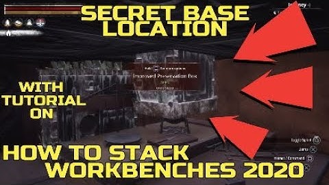 Secret Base Location For Teams With Workbench stacking on Conan Exiles | A How To Do Tutorial 2020