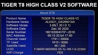 TIGER T8 HIGH CLASS V2 SOFTWARE DOWNLOAD 2021