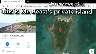 Mr Beast private island 'Golding cay' aka "Jeff island"